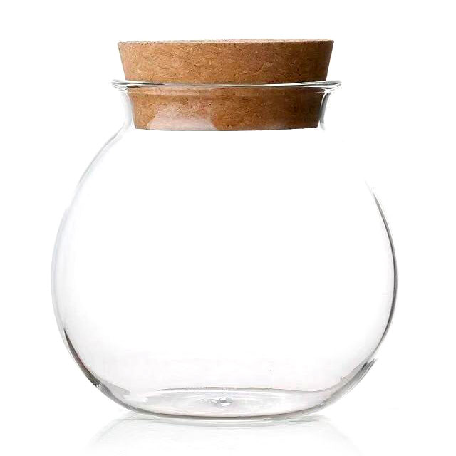 Seasoning glass jar